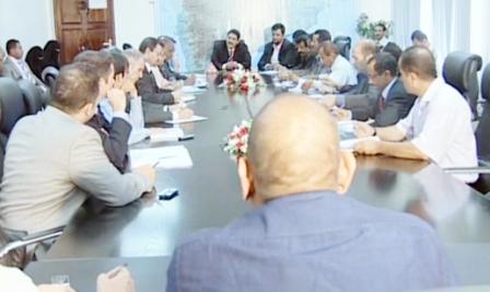 اجتماع وزارة الصحة أمس برئاسة د. راصع